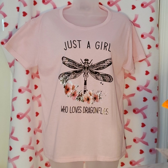 NWOT Dragonfly Iron on Tshirt - Picture 2 of 8